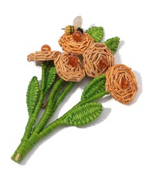 MERCEDES SALAZAR（メルセデスサラザール）の「Mercedes Salazar Roses&Bee ブローチ（ブローチ/コサージュ）」