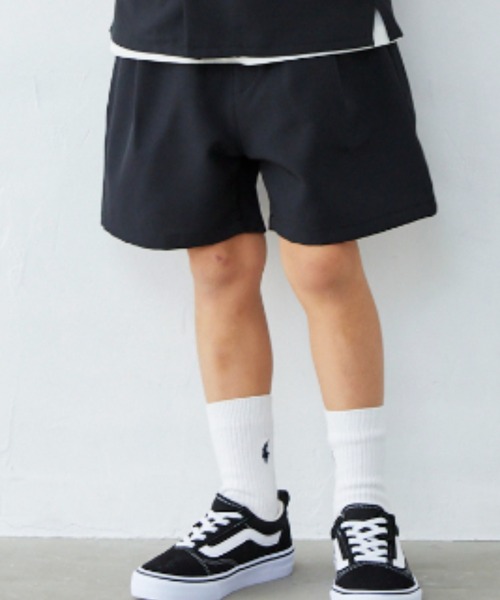 Fluffy BROTHERS(フラッフィーブラザーズ)の「ハーフパンツ(その他パンツ・キッズ・アイボリー/ブラック・90/100/110/120/80/130/140/150)」の1枚目の写真