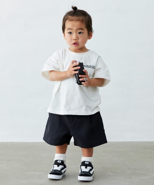 Fluffy BROTHERS(フラッフィーブラザーズ)の「ハーフパンツ(その他パンツ・キッズ・アイボリー/ブラック・90/100/110/120/80/130/140/150)」の14枚目の写真