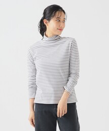 スムース タートルネック カットソー