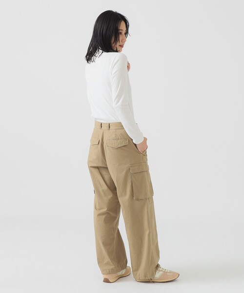 B:MING by BEAMS（ビーミングバイビームス）の「スムース タートルネック カットソー（Tシャツ/カットソー・レディース・その他1/その他/ブラック/オフホワイト・ONE SIZE）」の6枚目の写真