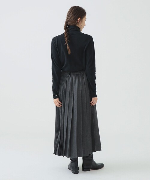 B:MING by BEAMS（ビーミングバイビームス）の「スムース タートルネック カットソー（Tシャツ/カットソー・レディース・その他1/その他/ブラック/オフホワイト・ONE SIZE）」の13枚目の写真