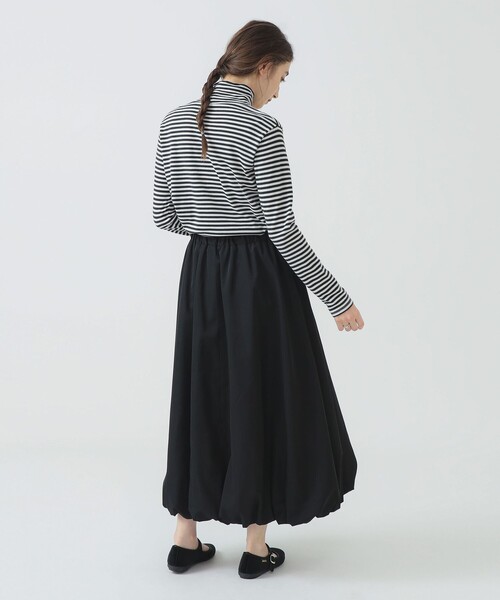 B:MING by BEAMS（ビーミングバイビームス）の「スムース タートルネック カットソー（Tシャツ/カットソー・レディース・その他1/その他/ブラック/オフホワイト・ONE SIZE）」の20枚目の写真