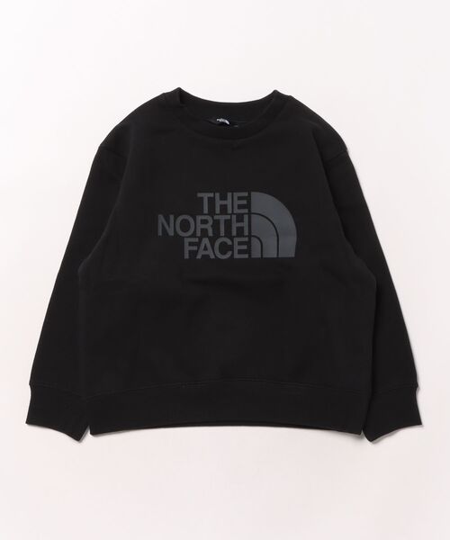 THE NORTH FACE（ザノースフェイス）の「THE NORTH FACE/ザ・ノース・フェイス T SWEAT GRAPHIC CR キッズ スウェット NTT62561（スウェット・キッズ・ブラック/ミックスグレー・110cm/100cm/120cm）」の2枚目の写真