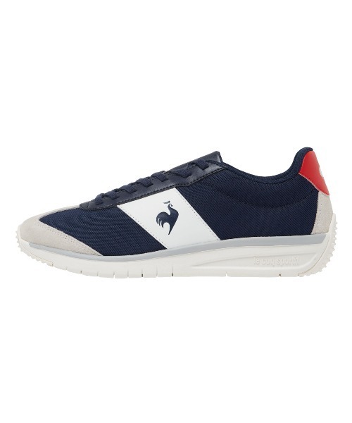 le coq sportif(ルコックスポルティフ)の「ルコックスポルティフ/LCS クオーツ 消臭 軽量スニーカー LU5FSN50UZ(スニーカー・メンズ・ホワイト×ネイビー/ホワイト系その他/ネイビー系・23.5cm/24.0cm/24.5cm/25.0cm/25.5cm/26.0cm/26.5cm/27.0cm/27.5cm/23.0cm)」の4枚目の写真