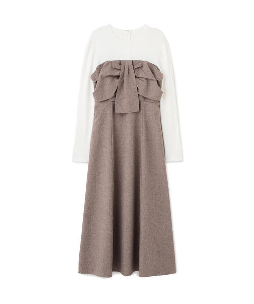 フロントリボンドッキングワンピース / 1215240904（ワンピース