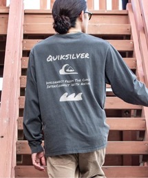 Quiksilver（クイックシルバー）の「PG HAND DRAWN LT /クイックシルバーバックプリント長袖ロンT（Tシャツ/カットソー）」