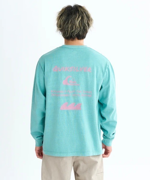 Quiksilver（クイックシルバー）の「PG HAND DRAWN LT /クイックシルバーバックプリント長袖ロンT（Tシャツ/カットソー・メンズ・ホワイト/ブラック/グリーン・SMALL/MEDIUM/LARGE/X-LARGE）」の17枚目の写真