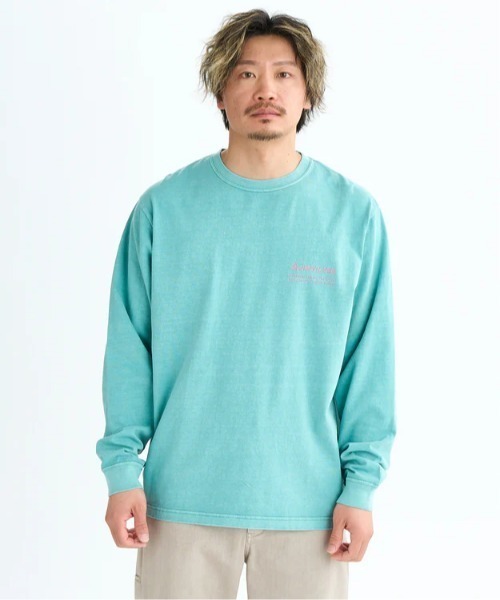 Quiksilver（クイックシルバー）の「PG HAND DRAWN LT /クイックシルバーバックプリント長袖ロンT（Tシャツ/カットソー・メンズ・ホワイト/ブラック/グリーン・SMALL/MEDIUM/LARGE/X-LARGE）」の18枚目の写真