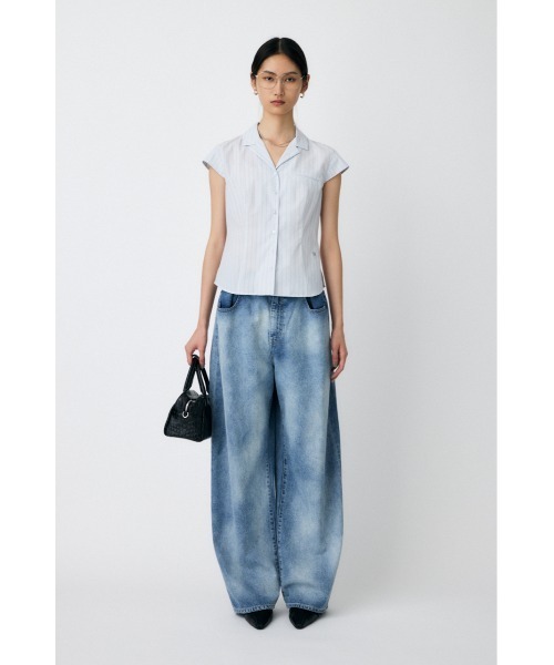 新品♪moussy☆MICRO SLEEVE SHIRT ブラウス MICRO SLEEVE SHIRT ブラウス（シャツ/ブラウス）｜MOUSSY