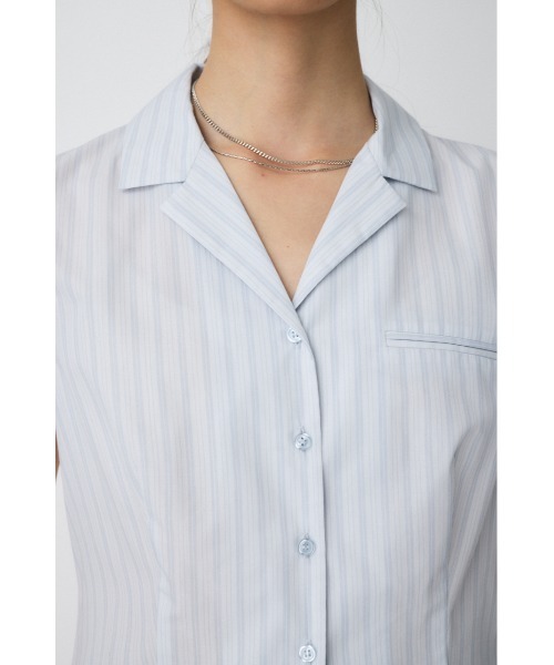 新品未使用タグ付き☆MOUSSY　MICRO SLEEVE SHIRT ブラウス MICRO SLEEVE SHIRT ブラウス（シャツ/ブラウス）｜MOUSSY