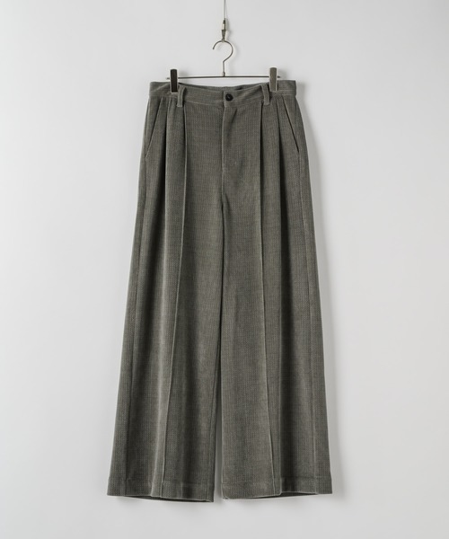 Drape corduroy pants / ドレープコーデュロイパンツ（スラックス