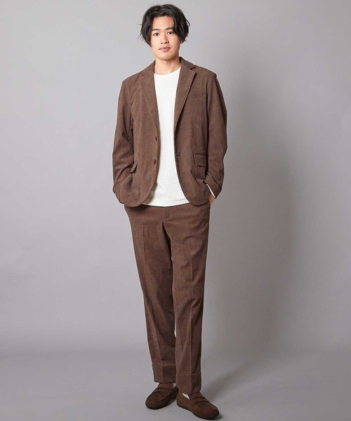 UNION STATION(ユニオンステーション)の「【セットアップ対応】レギュラーフィットヘリンボーンコーデュロイパンツ(その他パンツ・メンズ・チャコールグレー/ブラウン・S/M/L/LL)」の9枚目の写真