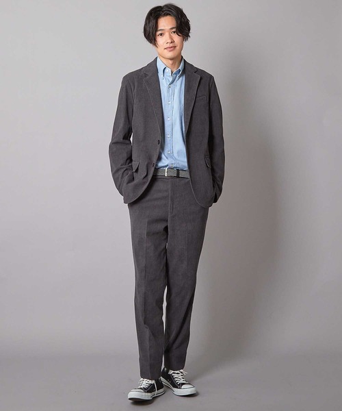 UNION STATION(ユニオンステーション)の「【セットアップ対応】レギュラーフィットヘリンボーンコーデュロイパンツ(その他パンツ・メンズ・チャコールグレー/ブラウン・S/M/L/LL)」の14枚目の写真