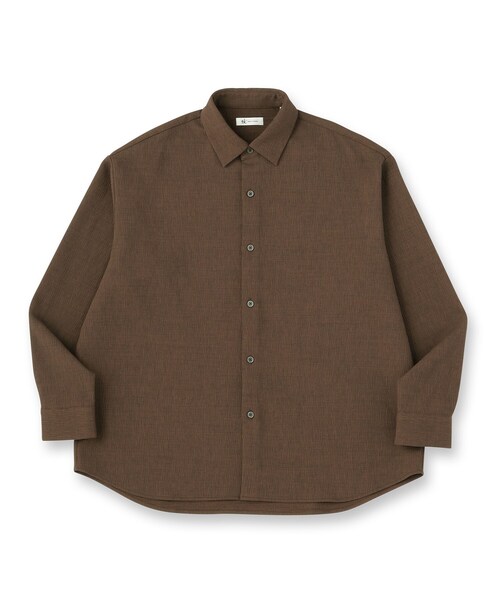 tk.TAKEO KIKUCHI（ティーケータケオキクチ）の「テッククレープシャツ（シャツ/ブラウス・メンズ・ブラック/チャコールグレー/ブラウン系その他・01/02/03）」の17枚目の写真