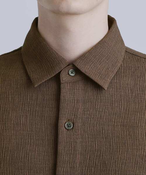 tk.TAKEO KIKUCHI（ティーケータケオキクチ）の「テッククレープシャツ（シャツ/ブラウス・メンズ・ブラック/チャコールグレー/ブラウン系その他・01/02/03）」の14枚目の写真