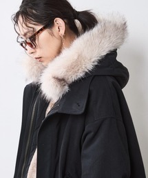 beauty beast フード付きモッズコート ブラック UNISEX】モッズコート / J.PRESS YORK STREET | ファッション