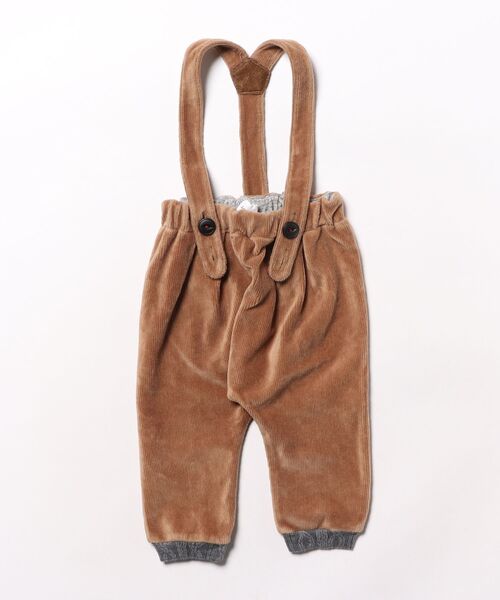 RAGMART(ラグマート)の「ニットコールつりパンツ(その他パンツ・キッズ・ベージュ/ネイビー・70cm/90cm)」の1枚目の写真