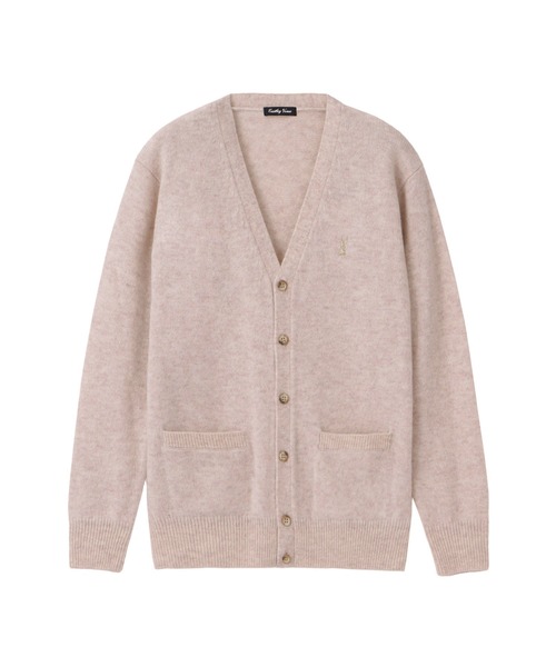 EASTBOY(イーストボーイ)の「カーディガン ラムウール 7G シャンパン女神 制服 スクールニット 中学生 高校生(カーディガン/ボレロ・キッズ・ブラウン/ピンク/オートミール/ネイビー・13号/11号/9号)」の3枚目の写真