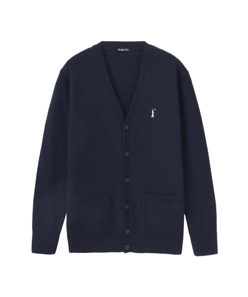 EASTBOY(イーストボーイ)の「カーディガン ラムウール 7G シャンパン女神 制服 スクールニット 中学生 高校生(カーディガン/ボレロ・キッズ・ブラウン/ピンク/オートミール/ネイビー・13号/11号/9号)」の1枚目の写真