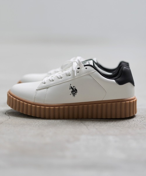 U.S. POLO ASSN.(ユーエスポロアッスン)の「U.S. POLO ASSN. 厚底スニーカー(スニーカー・メンズ・ブラック/ホワイト・25cm/25.5cm/26cm/26.5cm/27cm)」の14枚目の写真