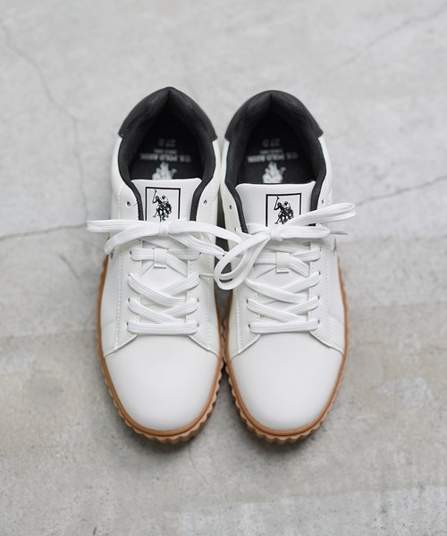 U.S. POLO ASSN.(ユーエスポロアッスン)の「U.S. POLO ASSN. 厚底スニーカー(スニーカー・メンズ・ブラック/ホワイト・25cm/25.5cm/26cm/26.5cm/27cm)」の15枚目の写真