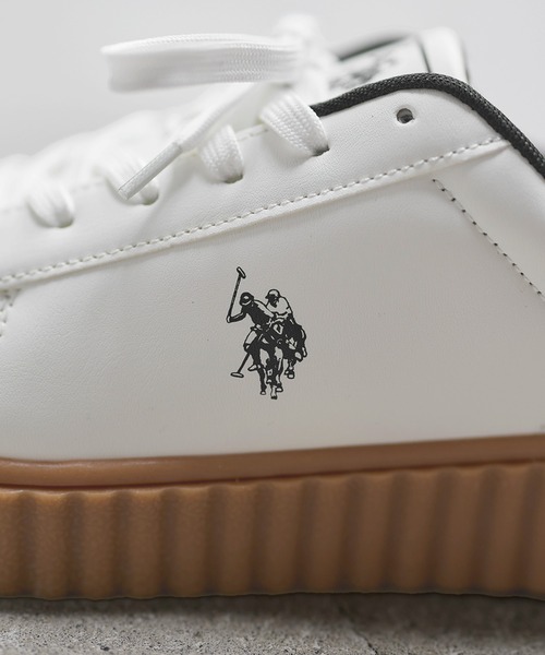 U.S. POLO ASSN.(ユーエスポロアッスン)の「U.S. POLO ASSN. 厚底スニーカー(スニーカー・メンズ・ブラック/ホワイト・25cm/25.5cm/26cm/26.5cm/27cm)」の18枚目の写真
