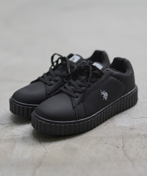 U.S. POLO ASSN.(ユーエスポロアッスン)の「U.S. POLO ASSN. 厚底スニーカー(スニーカー・メンズ・ブラック/ホワイト・25cm/25.5cm/26cm/26.5cm/27cm)」の21枚目の写真