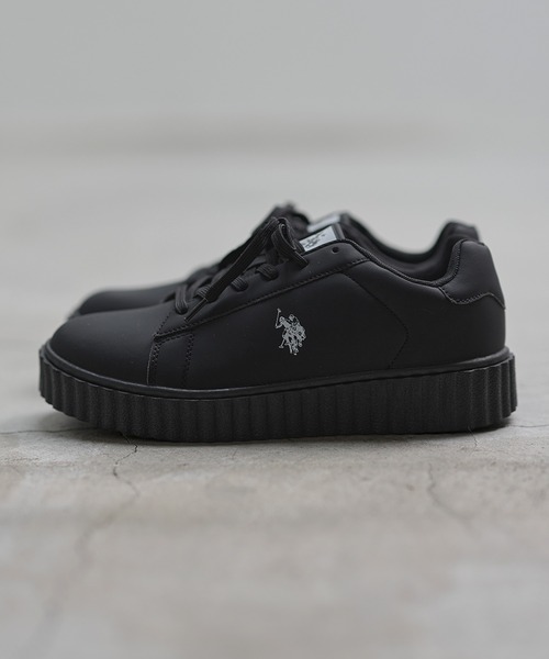 U.S. POLO ASSN.(ユーエスポロアッスン)の「U.S. POLO ASSN. 厚底スニーカー(スニーカー・メンズ・ブラック/ホワイト・25cm/25.5cm/26cm/26.5cm/27cm)」の22枚目の写真