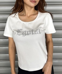 EGOIST | ラインストーンロゴTシャツ(Tシャツ/カットソー)