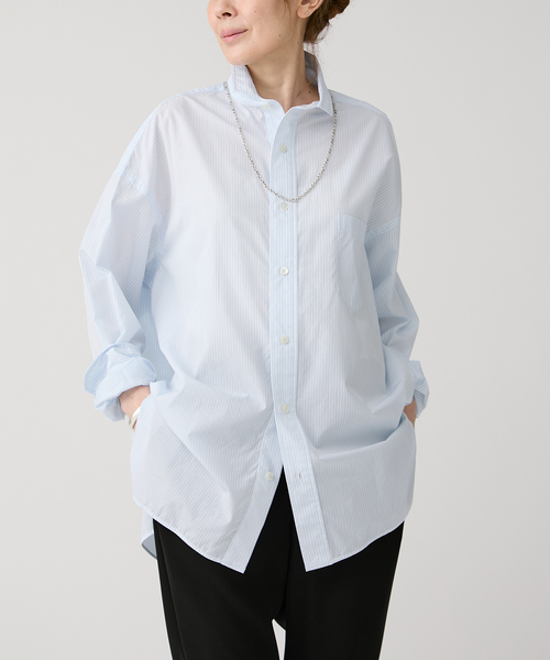 【新品】TICCA (ティッカ) タグ付き シャツ 綿100% ブラウス 新品】TICCA (ティッカ) タグ付き シャツ 綿100% ブラウス