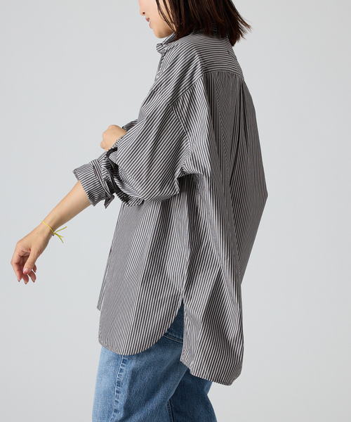 TICCA(ティッカ)の「TICCA ティッカ プレミアムスクエアビッグシャツ別注(シャツ/ブラウス・レディース・ブラック系その他/サックスブルー・FREE)」の8枚目の写真