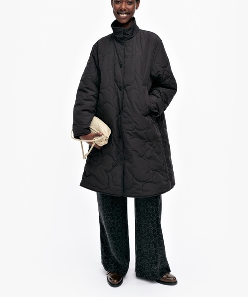 marimekko Aillon Solid ダウンコート ブラック marimekko（マリメッコ）の「SOLID / AILLON DOWNCOATS（ダウン