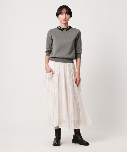 ビジューカラー 2WAY ニット（ニット/セーター）｜UNITED ARROWS