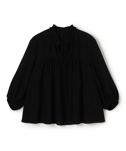 セール】シアートロピカル ボリュームギャザーブラウス（シャツ