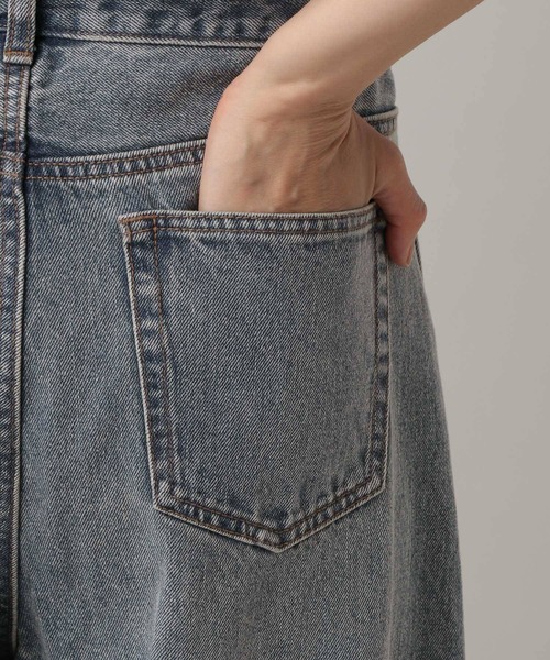 GLOBAL WORK(グローバルワーク)の「MATINEE LINE/デニムWIDEフレアパンツ/583874(デニムパンツ・レディース・ブラウン/ブラック/ブルー・M/L)」の7枚目の写真