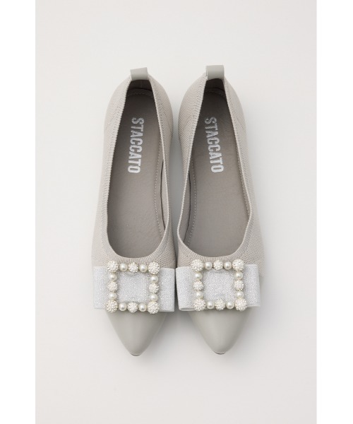 セール】ヴァレリアニットフラット（バレエシューズ）｜STACCATO