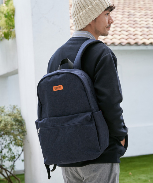 UNIVERSAL OVERALL（ユニバーサルオーバーオール）の「UNIVERSAL OVERALL ユニバーサルオーバーオール メランジ バックパック（バックパック/リュック・メンズ・ブラック/グレー/ネイビー・FREE）」の6枚目の写真
