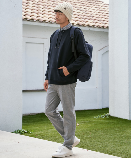 UNIVERSAL OVERALL（ユニバーサルオーバーオール）の「UNIVERSAL OVERALL ユニバーサルオーバーオール メランジ バックパック（バックパック/リュック・メンズ・ブラック/グレー/ネイビー・FREE）」の7枚目の写真