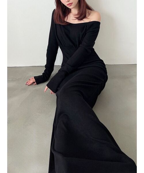 ルーズギャザーカットマーメイドワンピース（ワンピース）｜RESEXXY