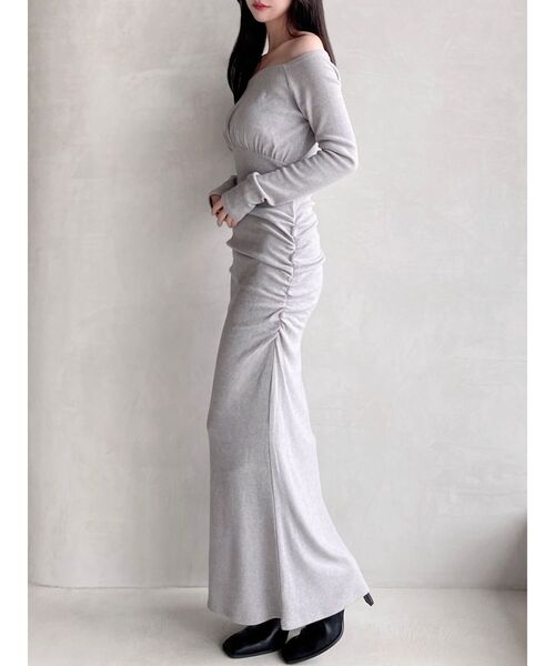 ルーズギャザーカットマーメイドワンピース（ワンピース）｜RESEXXY