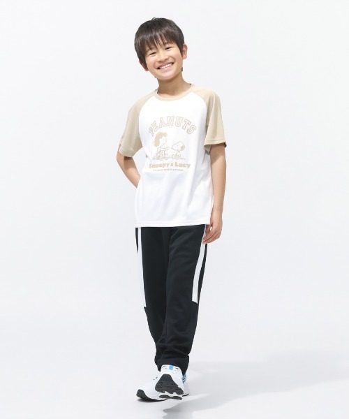 TIGORA（ティゴラ）の「ティゴラ TIGORA トラックパンツ（その他パンツ・キッズ・ベージュ/ネイビー/ブラック×ホワイト・100cm/150cm/140cm/130cm/120cm/110cm/160cm）」の14枚目の写真