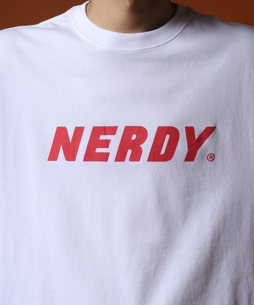 NERDY(ノルディ)の「ビッグロゴS/S Tシャツ(Tシャツ/カットソー・メンズ・レッド・M/L)」の10枚目の写真
