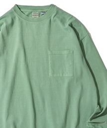 【Goodwear/グッドウェア】7.6オンス USAコットン 無地 製品染めクルーネックロングスリーブTシャツ