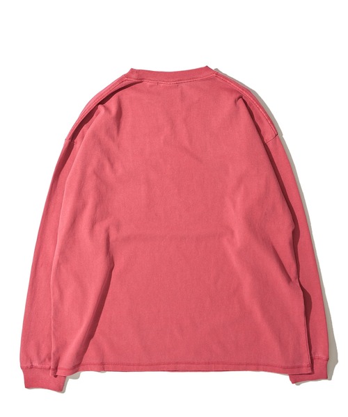 Goodwear(グッドウェア)の「【Goodwear/グッドウェア】7.6オンス USAコットン 無地 製品染めクルーネックロングスリーブTシャツ(Tシャツ/カットソー・メンズ・スモークピンク/チャコールグレー/イエロー/ダークブルー/グリーン・LARGE/MEDIUM/SMALL)」の15枚目の写真