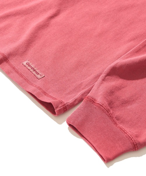 Goodwear(グッドウェア)の「【Goodwear/グッドウェア】7.6オンス USAコットン 無地 製品染めクルーネックロングスリーブTシャツ(Tシャツ/カットソー・メンズ・スモークピンク/チャコールグレー/イエロー/ダークブルー/グリーン・LARGE/MEDIUM/SMALL)」の18枚目の写真