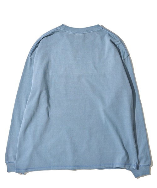 Goodwear(グッドウェア)の「【Goodwear/グッドウェア】7.6オンス USAコットン 無地 製品染めクルーネックロングスリーブTシャツ(Tシャツ/カットソー・メンズ・スモークピンク/チャコールグレー/イエロー/ダークブルー/グリーン・LARGE/MEDIUM/SMALL)」の11枚目の写真