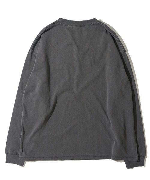 Goodwear(グッドウェア)の「【Goodwear/グッドウェア】7.6オンス USAコットン 無地 製品染めクルーネックロングスリーブTシャツ(Tシャツ/カットソー・メンズ・スモークピンク/チャコールグレー/イエロー/ダークブルー/グリーン・LARGE/MEDIUM/SMALL)」の7枚目の写真