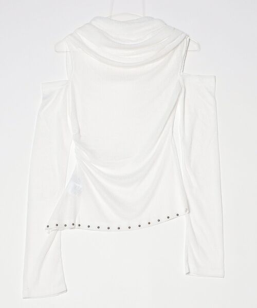 atmos pink(アトモスピンク)の「atmos pink See-Through 3-Ways Tops / アトモス ピンク シースルー スリーウェイ トップス(Tシャツ/カットソー・レディース・ホワイト/ブラック/グレー・FREE)」の13枚目の写真