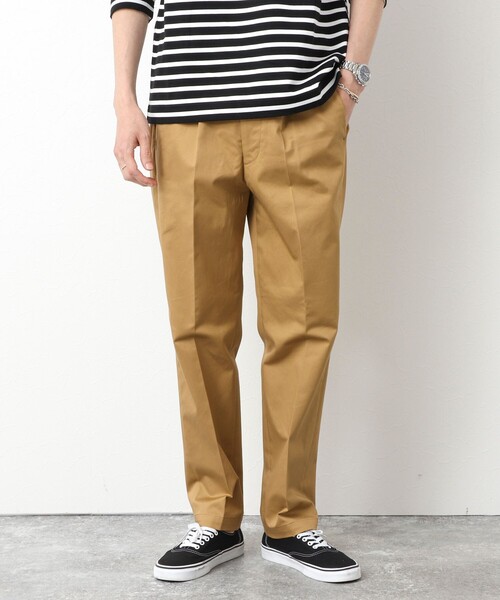 NOLLEY’S(ノーリーズ)の「コンパクトチノ ストレッチテーパードパンツ 25AW(チノパンツ・メンズ・グレー/ベージュ/ダークネイビー/ブラック・M/L/S)」の4枚目の写真